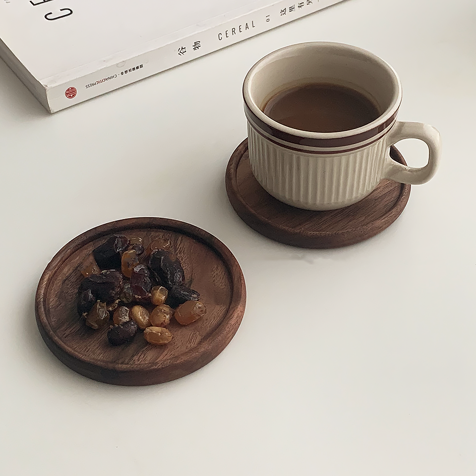 Japanese Walnut Artisan Coaster